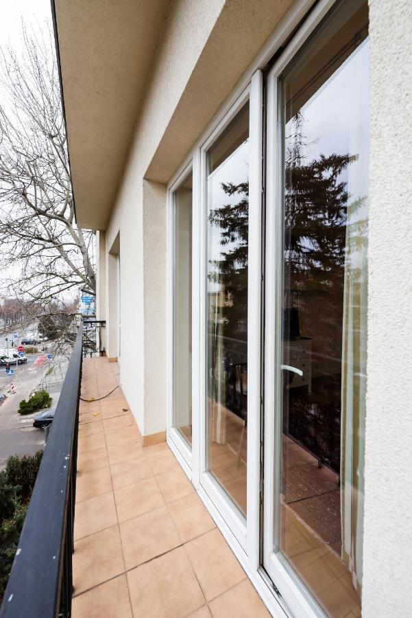 Ferienwohnung Park Arkadia Retro Studio Warschau Exterior foto