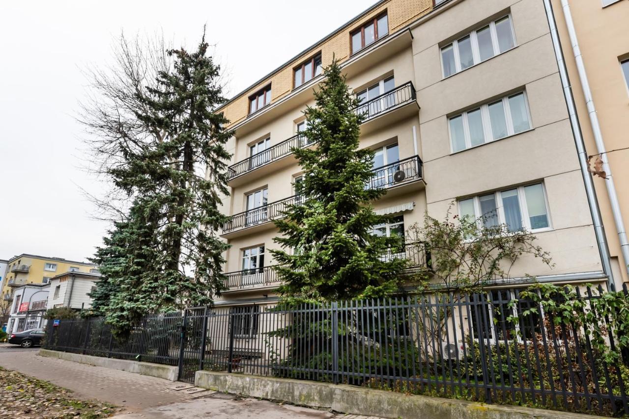 Ferienwohnung Park Arkadia Retro Studio Warschau Exterior foto