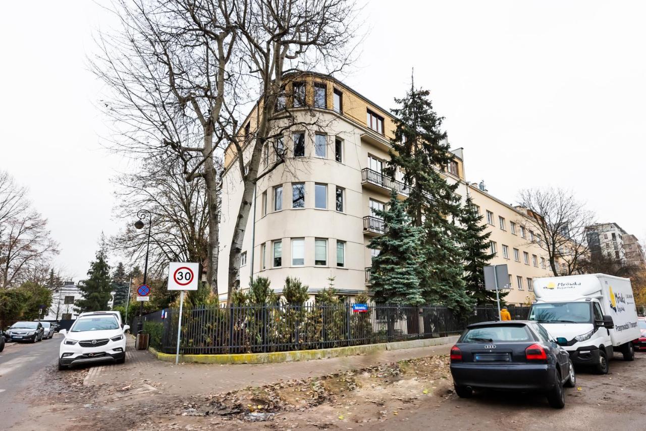 Ferienwohnung Park Arkadia Retro Studio Warschau Exterior foto